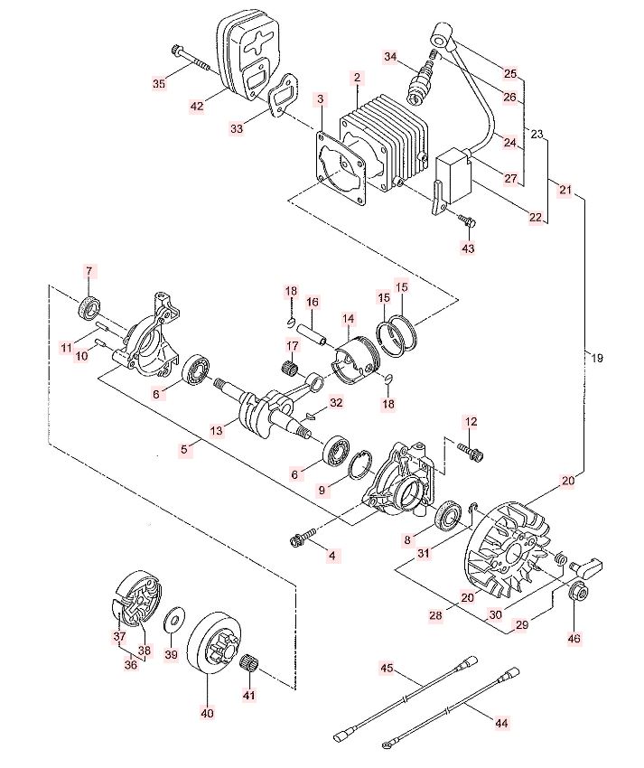 Cylindre Piston MCV3101S