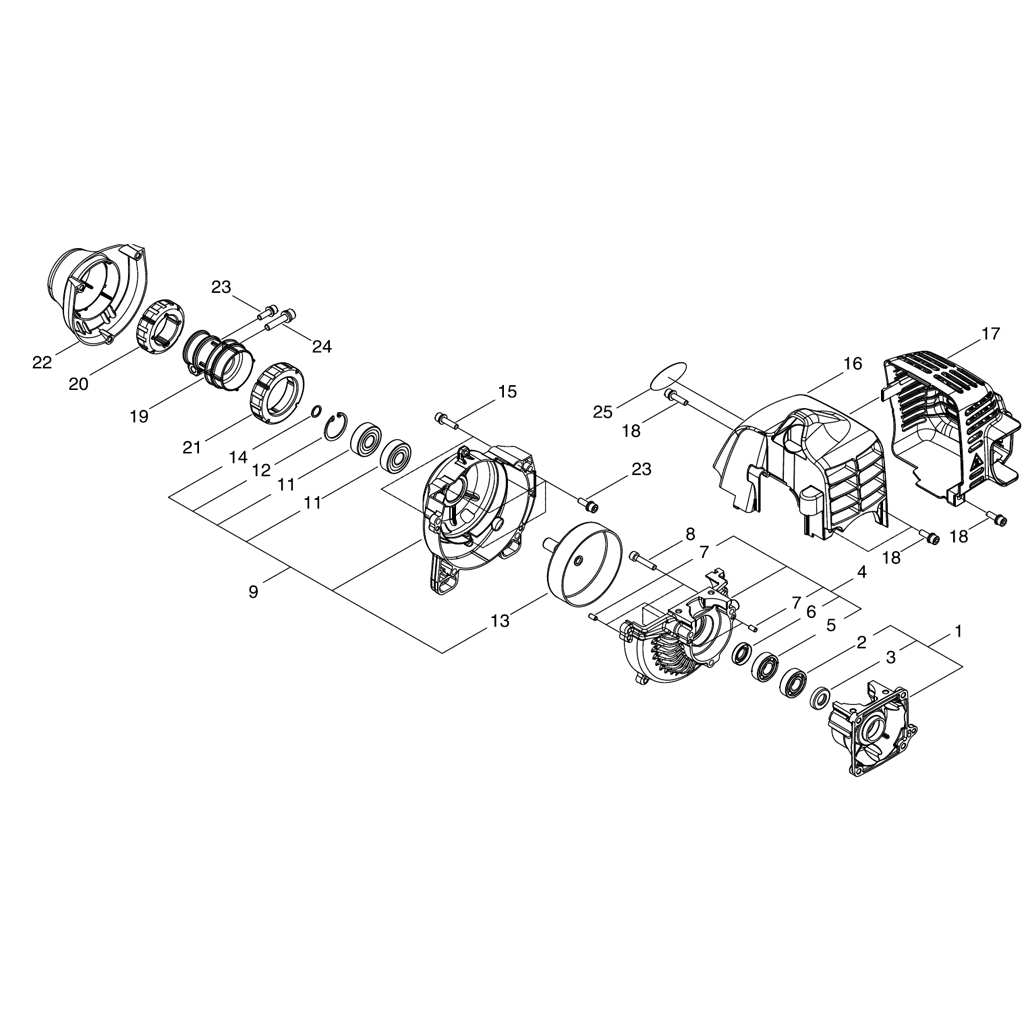 Carter moteur / Carter ventilation