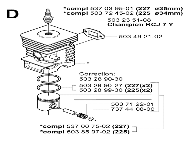 Cylindre / Piston