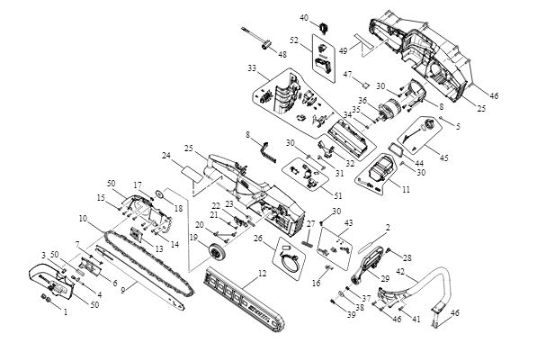 Piston / Cylindre / Carburateur / Lanceur / Poignée / Embrayage ...