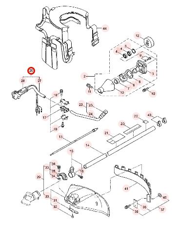 Manette de gaz complète BC4321H-RS