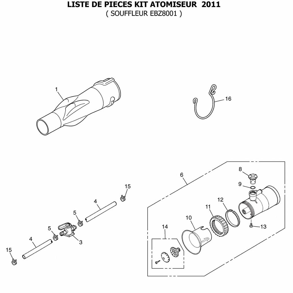 Kit atomiseur 2 