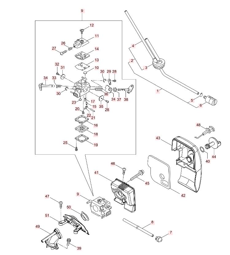 Carburateur MCV3101TS