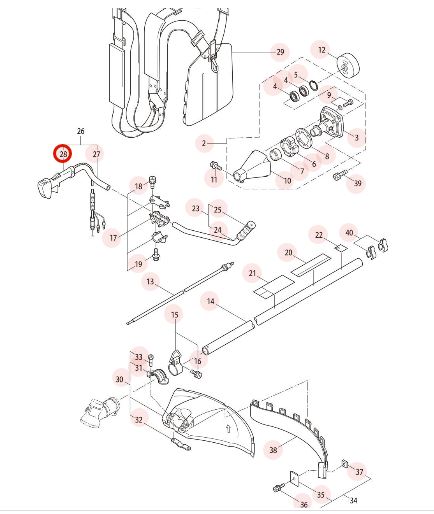 Manette de gaz BC5021H-RS