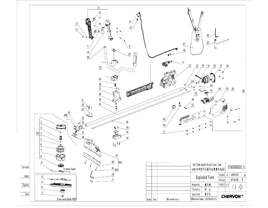 Moteur / Transmission / renvoi d'angle